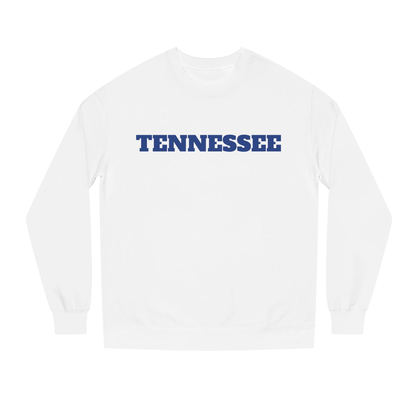 Tennessee Sweatshirt White - Blue Font