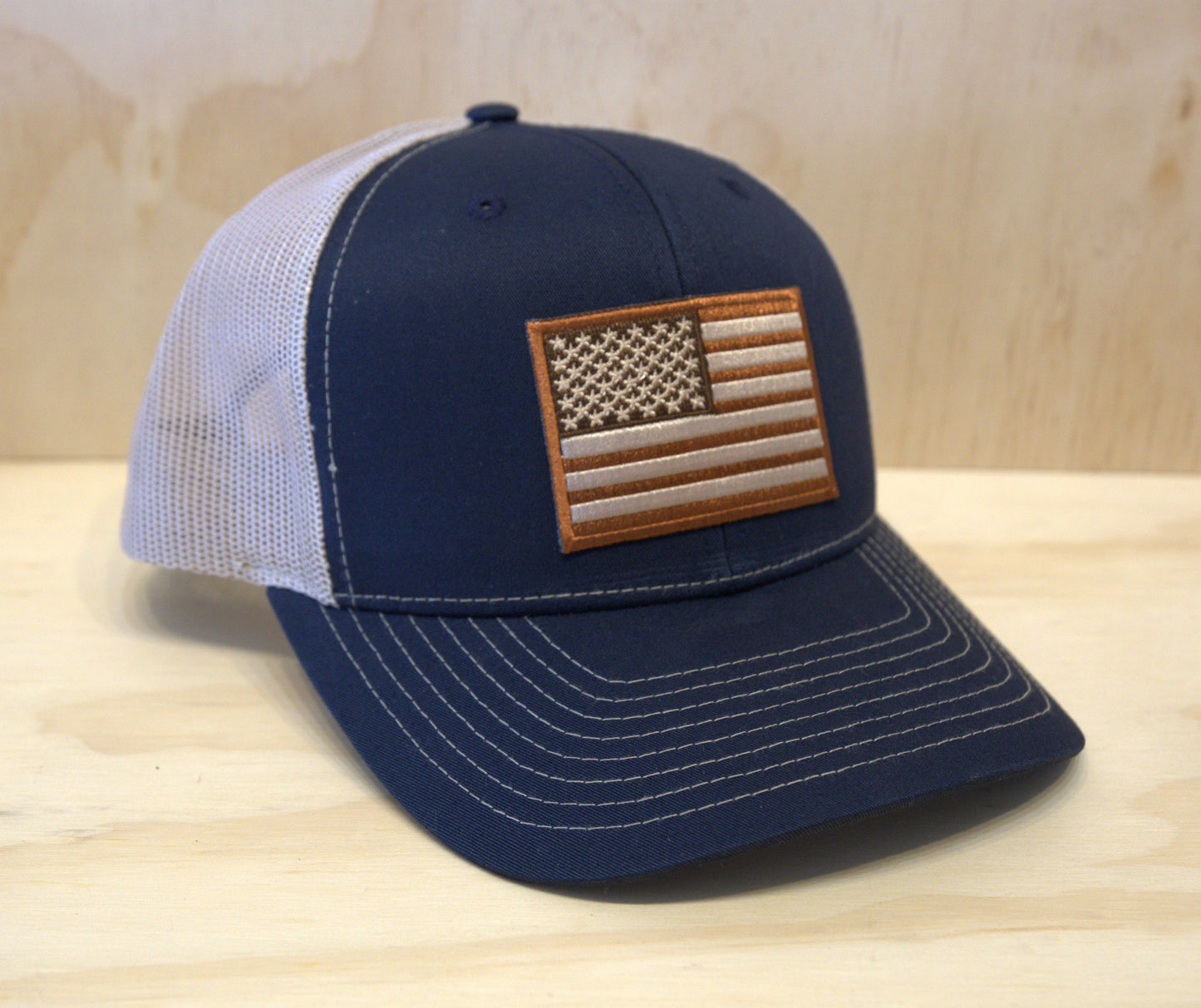 American Flag Trucker Hat