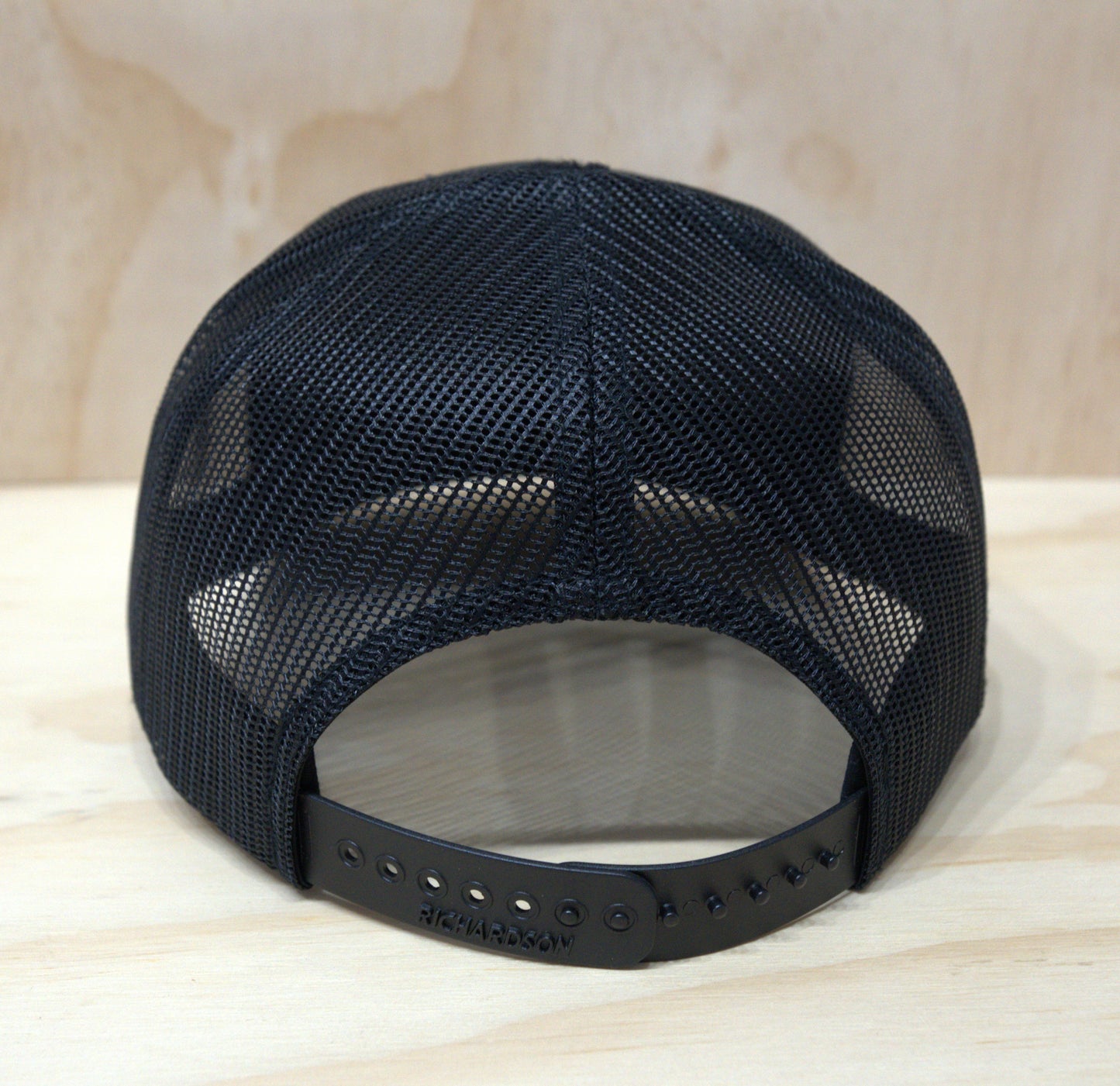 Black White American Flag Trucker Hat No Button