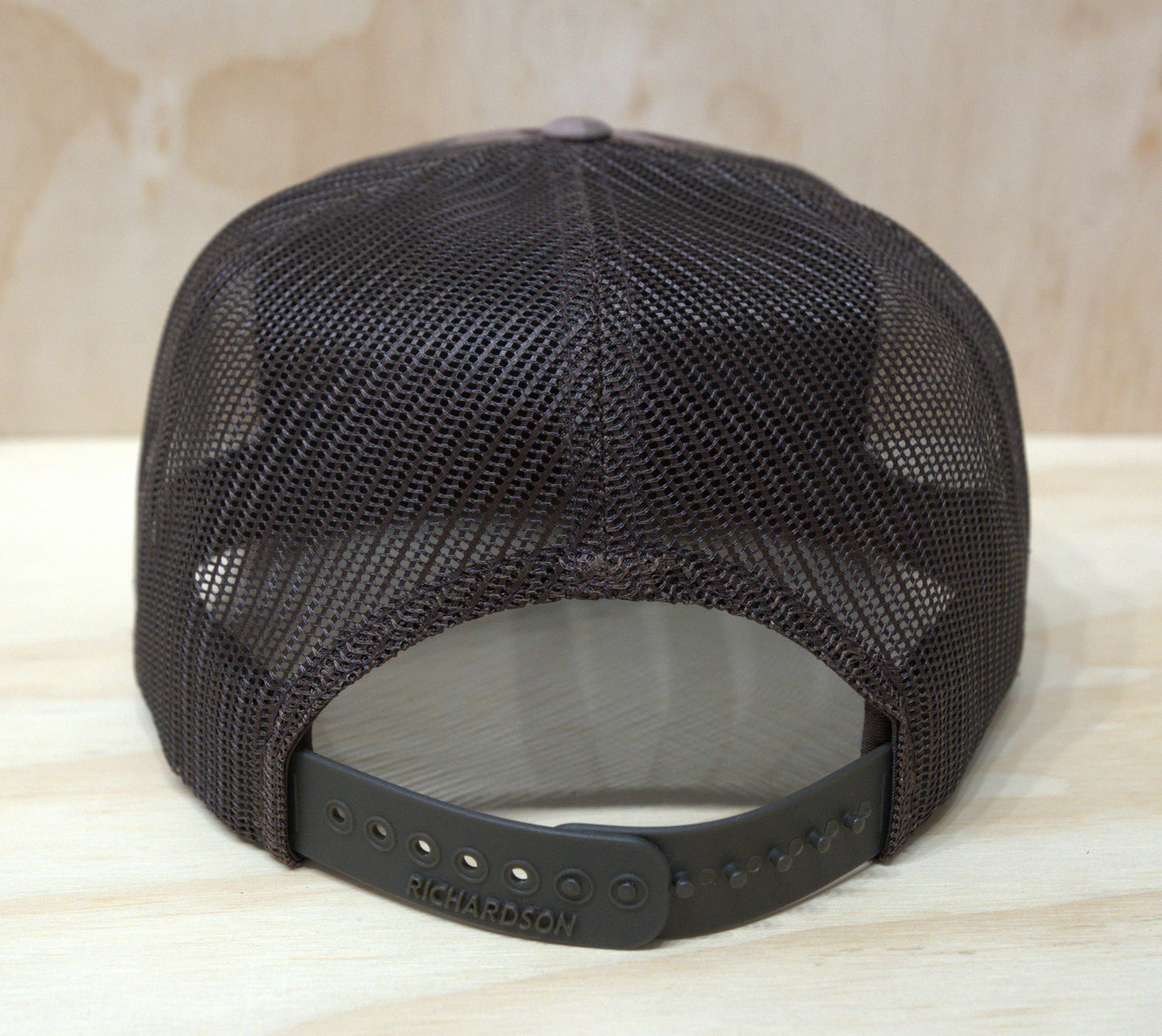 Camo Brown American Flag Trucker Hat DP Boxy Flatbill