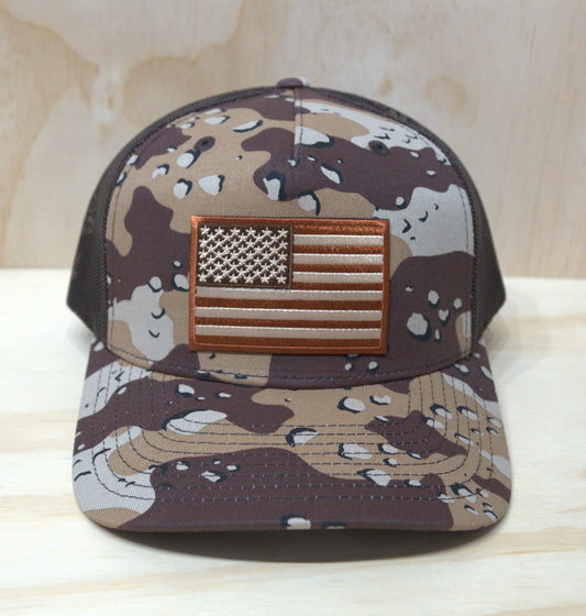 Camo American Flag Cap