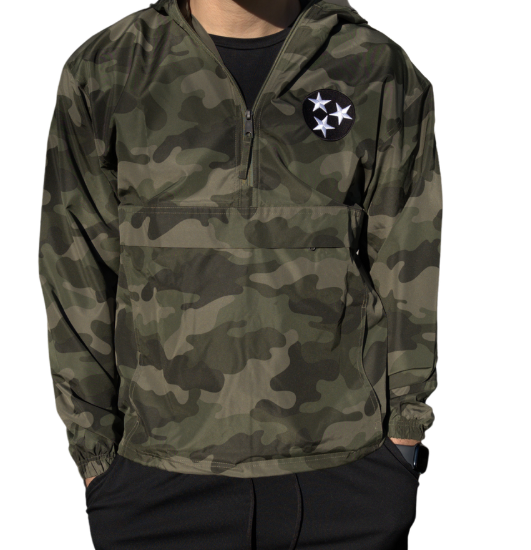TN Tri-Star Camo Embroidered Champion Packable Jacket
