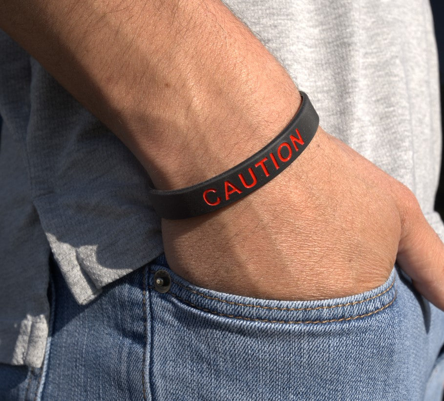 Caution Wristband