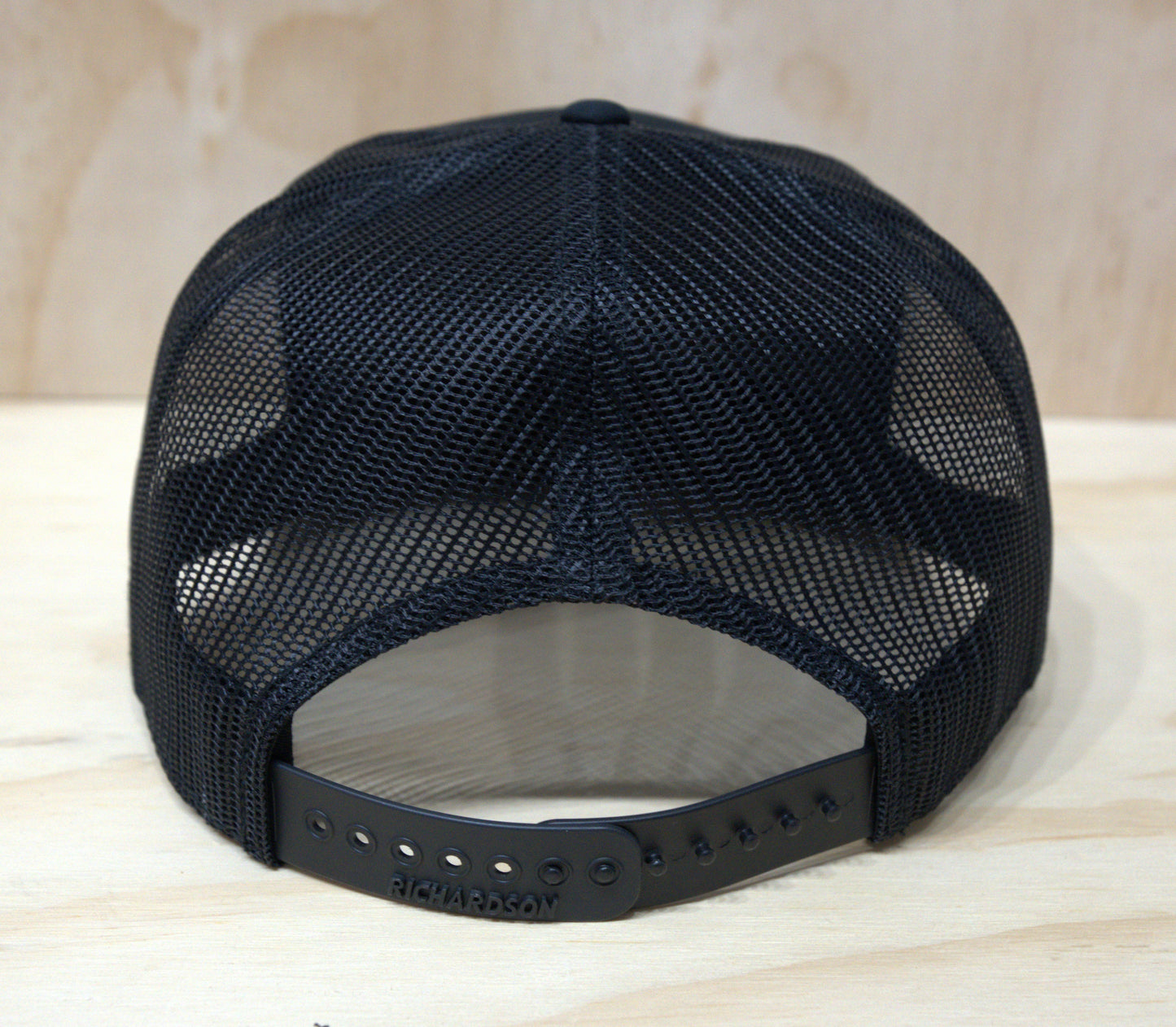 Black White American Flag Trucker Hat Flatbill