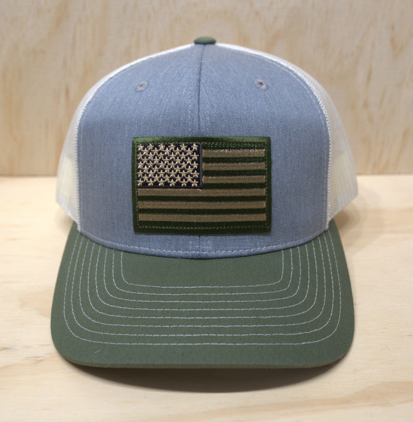 american flag trucker cap