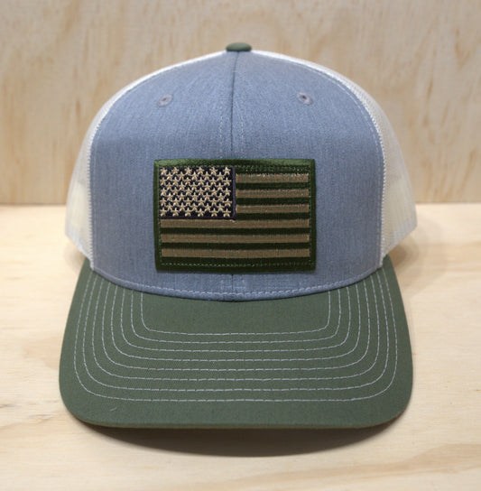 american flag trucker cap
