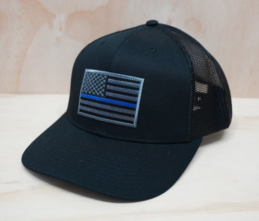 police blue stripe hat