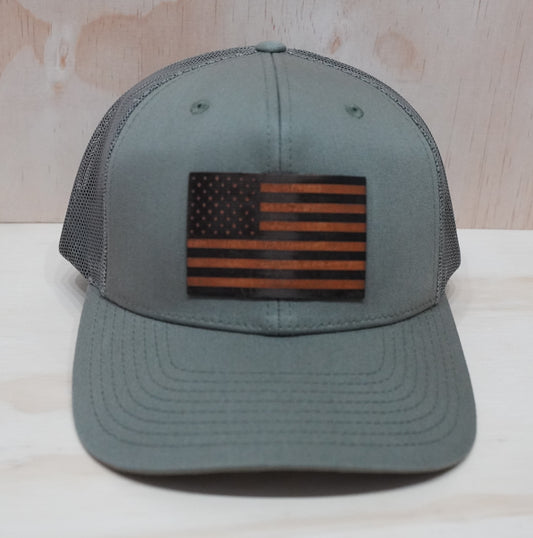 usa flag trucker hat