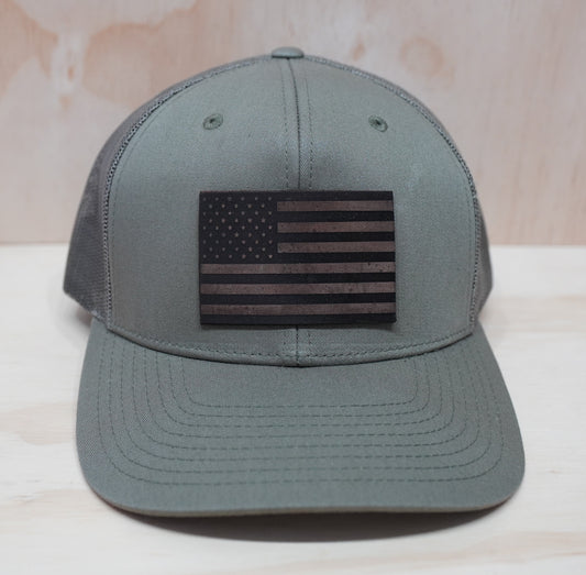 usa flag trucker hat